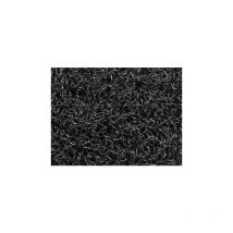 Alfombra de espaguetis light - negra - 40x60 cm