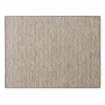 Oviala - Alfombra rectangular de polipropileno de 120x160 cm en color tierra
