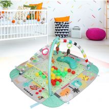 Skecten - Alfombra de juego para bebés, regalo para bebés de 6-12-24 meses, verde