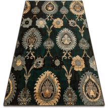 Alfombra de lana POLONIA Olivo Ornamento patyna verde green 200x300 cm
