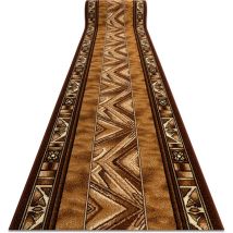Rugsx - Alfombra de pasillo bcf opal dorado oscuro 150 cm brown 150x860 cm