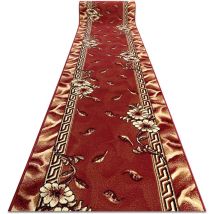 Rugsx - Alfombra de pasillo bcf trio burdeos 80 cm red 80x560 cm
