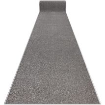 Alfombra de pasillo KARMEL llanura, un color gris 70 cm grey 70x180 cm