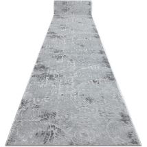 Alfombra de pasillo Structural mefe 8725 dos niveles de vellón gris 150 cm grey 150x200 cm