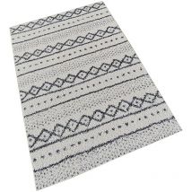 Wellhome - Alfombra de poliester estampada 60 x 100cm modelo Native multicolor