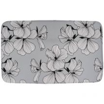 Tendance - Alfombra microfibra estampada 45x75 cm - ecrin gris