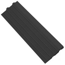 Coba Europe - Alfombra modular de trabajo - Alfombra antifatiga - Pieza lateral negra hembra