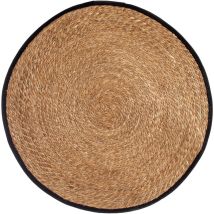 Tapis tissé naro avec bord noir