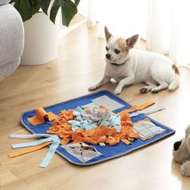 Alfombra Olfativa Interactiva para Mascotas, Entrenamiento y Diversión Segura, Estimula Inteligencia y Hábitos Saludables, Multicolor, Policarbonato