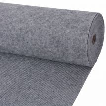 Alfombra para eventos estriada gris 1,2x20 m