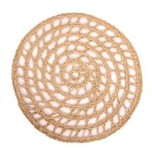 Alfombra Redonda Esparto Trípoli 100 Cm D&l