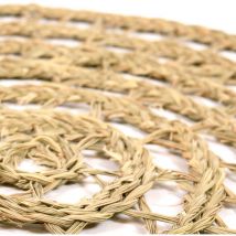 Alfombra redonda esparto trípoli 80 cm d&l