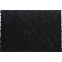 Alfombra de pelo largo negra 140 x 200 cm rectangular moderna Demre