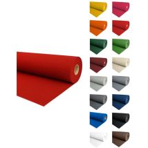 Jardin202 - Alfombra para Eventos Moqueta Ferial 2m Ancho Varios Colores 2 metro (Ancho) x 24 metros (Largo) (10 - Rojo)