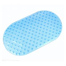 Alfombrilla de baño antideslizante y antimoho de 69 x 39 cm, lavable a máquina, con ventosa y orificios de drenaje para bañera, baño, niños y