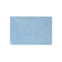 GOBI Alfombra de Baño Microfibra 55x65cm Azul Claro Spirella