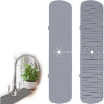 Alfombrilla de silicona para grifo, protector contra salpicaduras para fregadero de cocina, alfombrilla para fregadero, protector contra salpicaduras