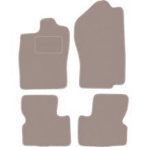 Alfombrillas de terciopelo beige para: Opel Vectra A sedán, liftback, hatchback (1988-1995)