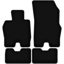 Alfombrillas de terciopelo negro BASIC para BMW i8 L15 Roadster (2018-2022)