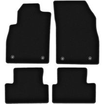 Alfombrillas de terciopelo negro BASIC para: Opel Cascada cabrio (2012-)