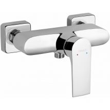 Algeo square Mitigeur de douche mural chromé