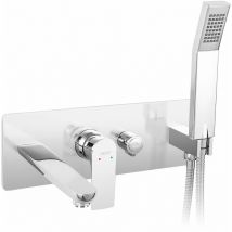 Ferro - algeo square Robinet mitigeur encastrable Bain + Douchette