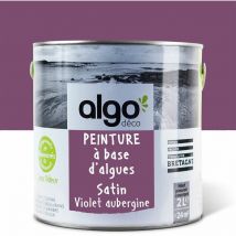 Algo Paint - Peinture écologique Algo - Satin - Violet Aubergine - 2L