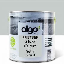 Algo Paint - Peinture écologique Algo - Satin - Gris Ferreol - 2L