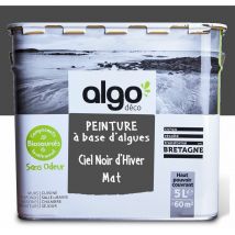 Algo Paint - Peinture écologique Algo - Mat - Ciel noir d'hiver - 5L