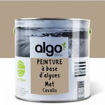 Peinture écologique Algo - Mat - Marron Cavallo - 2L