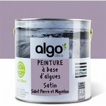 Algo Paint - Peinture écologique Algo - Satin - Violet Saint Pierre et Miquelon - 2L