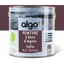 Algo Paint - Peinture écologique Algo - Satin - Mauve Nuit d'Ivresse - 2L