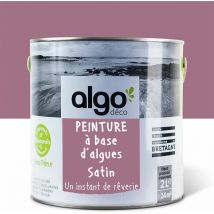 Peinture écologique Algo - Satin - Rose Un instant de Rêverie - 2L
