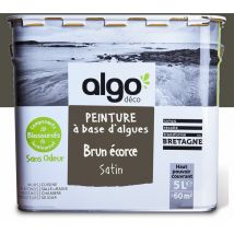 Peinture écologique Algo - Satin - Brun écorce - 5L