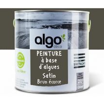 Peinture écologique Algo - Satin - Brun écorce - 2L