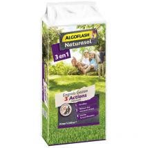 Naturasol - barriere a insectes Algoflash Fertilizante Césped 3 Acciones Naturanid, Césped Verde, denso y Robusto Durante Todo el año, 10 kg,