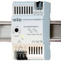 Alimentation pour rail din ELC 24V c.c. 1.25A, 190 264V c.a., 30W