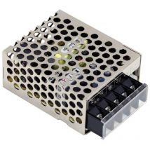 Mean Well alimentation compacte à découpage pour équipement informatique - 1 sortie - 15 w - 12 v - chassis fermé