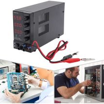 Alimentation de laboratoire 0-60V 0-5A Alimentation de laboratoire alimentation réglable avec affichage à LED à 4 chiffres pour la maintenance