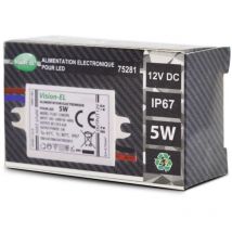 Vision-El LED-Netzteil 5W 12V DC IP67 0,42A 100-240V AC für LED-Bänder und Spots 2 Jahre Garantie