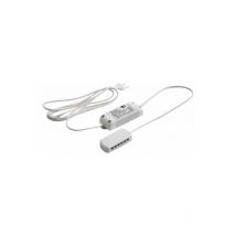 Alimentation led - 12 v - Epaisseur : 30 mm - Largeur : 40 mm - Longueur : 300 mm - Puissance : 100 w - Répartiteur : 20 sorties - Sortie : 500 mm