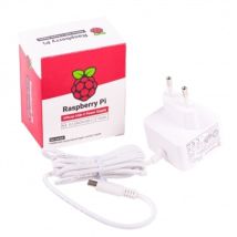 Raspberry Pi - Raspberry Alimentation Officielle Pour Pi 4 - Usb-c - 5v - 3a - 15w - White