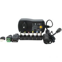 Alimentation Universel Sortie 3-12vdc 12w 1000ma 8 Connecteurs Pce1000-uni