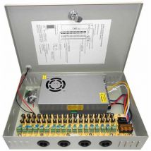 Kovalmax - Alimentatore 18 Ch Uscite Per Telecamera Alimentazione Stabilizzato Rack Box