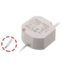 Alimentatore trasformatore striscia luci led mini stagno 12 volt IP67 20 watt 1,6A