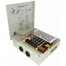 Alimentatore Stabilizzato Box 4 Canali Uscite Alimentazione x Telecamera