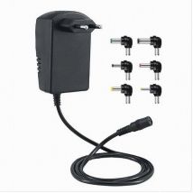 Maxtech - Trade Shop - Fuente De Alimentación Universal 8 Adaptadores Interruptor 3-12v Pc Portátil Cámara Ca-s032 -