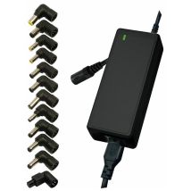 Alimentatore Universale Per Notebook 15/16/18,5/19/19,5/20 Vdc 4,5a 90w, 12 Spinotti Inclusi Victory