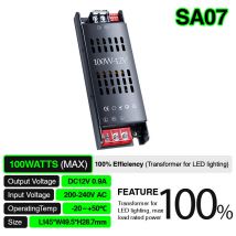 Led Alimentatore 100W PF0.5 Garanzia:3anni IP20 12V L186.3xW49.4xH28.6mm - Kosoom