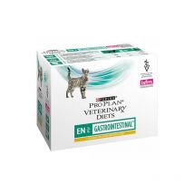Alimento para gato PURINA PRO PLAN VETERINARY DIETS FELINE Gastrointestinal EN con Pollo Caja 10 x 85 gr